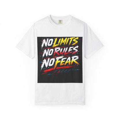No Limits No Rules No Fear Graphic T-Shirt Printify