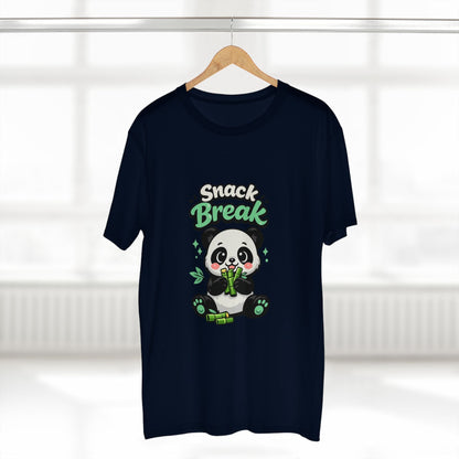 Snack Break Panda T-Shirt — Cute Panda Eating Bamboo Graphic Tee Printify