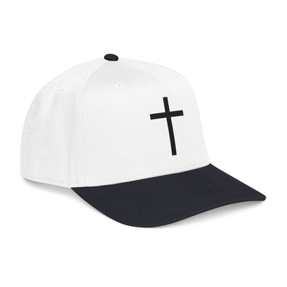Christian Cross Baseball Cap — Minimal Embroidered Faith Hat Printify