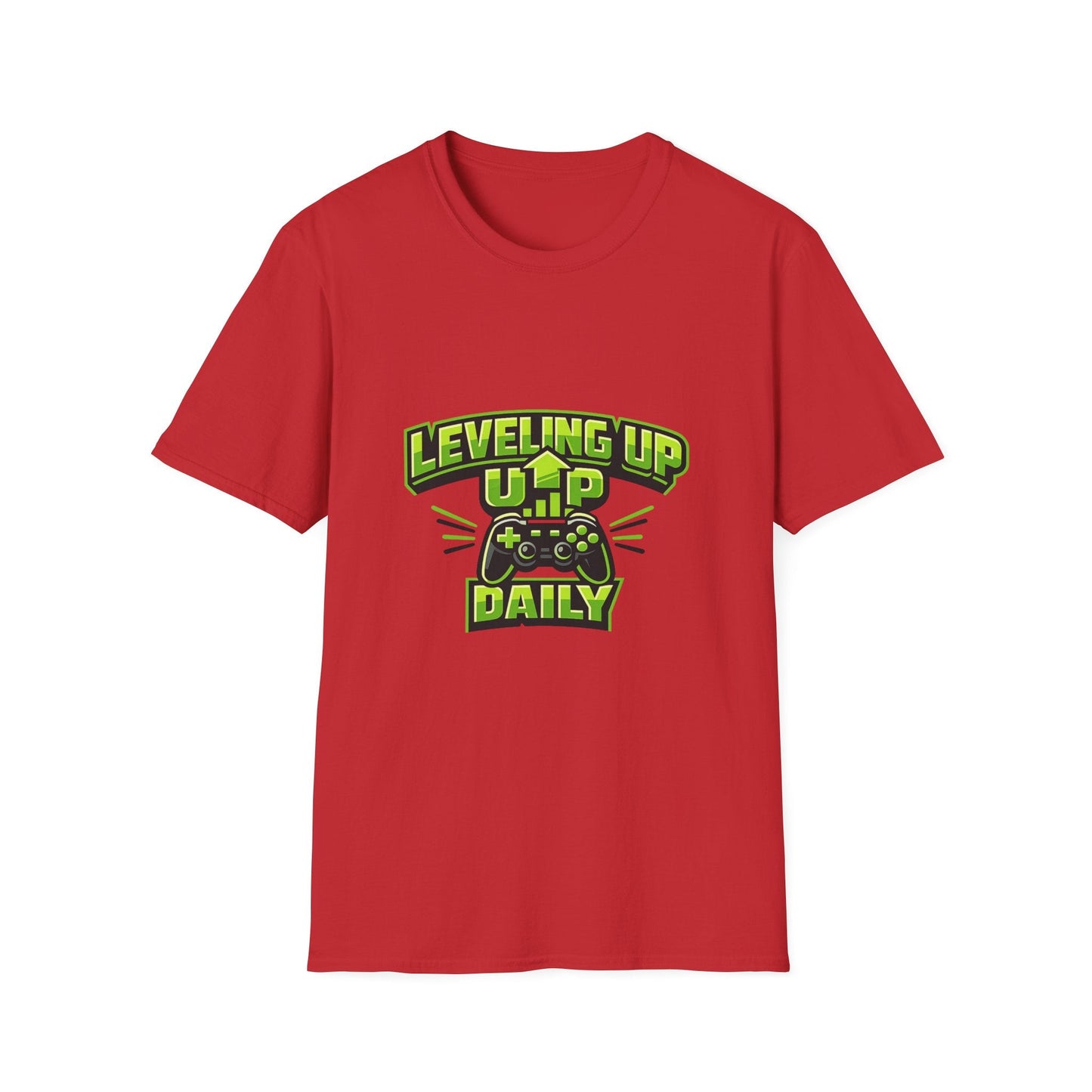 Leveling Up Daily Gamer T-Shirt Printify