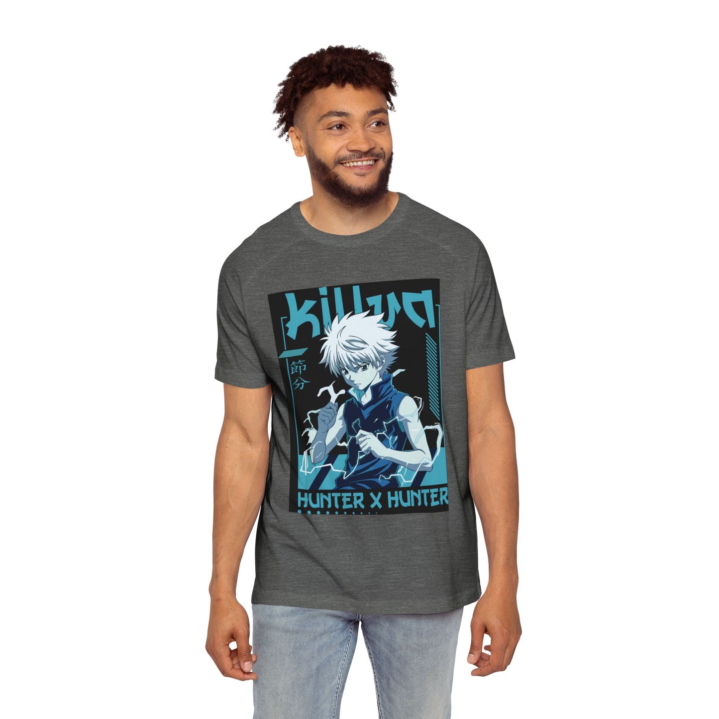 Hunter x Hunter Killua Anime T-Shirt — Men's Graphic Raglan Tee