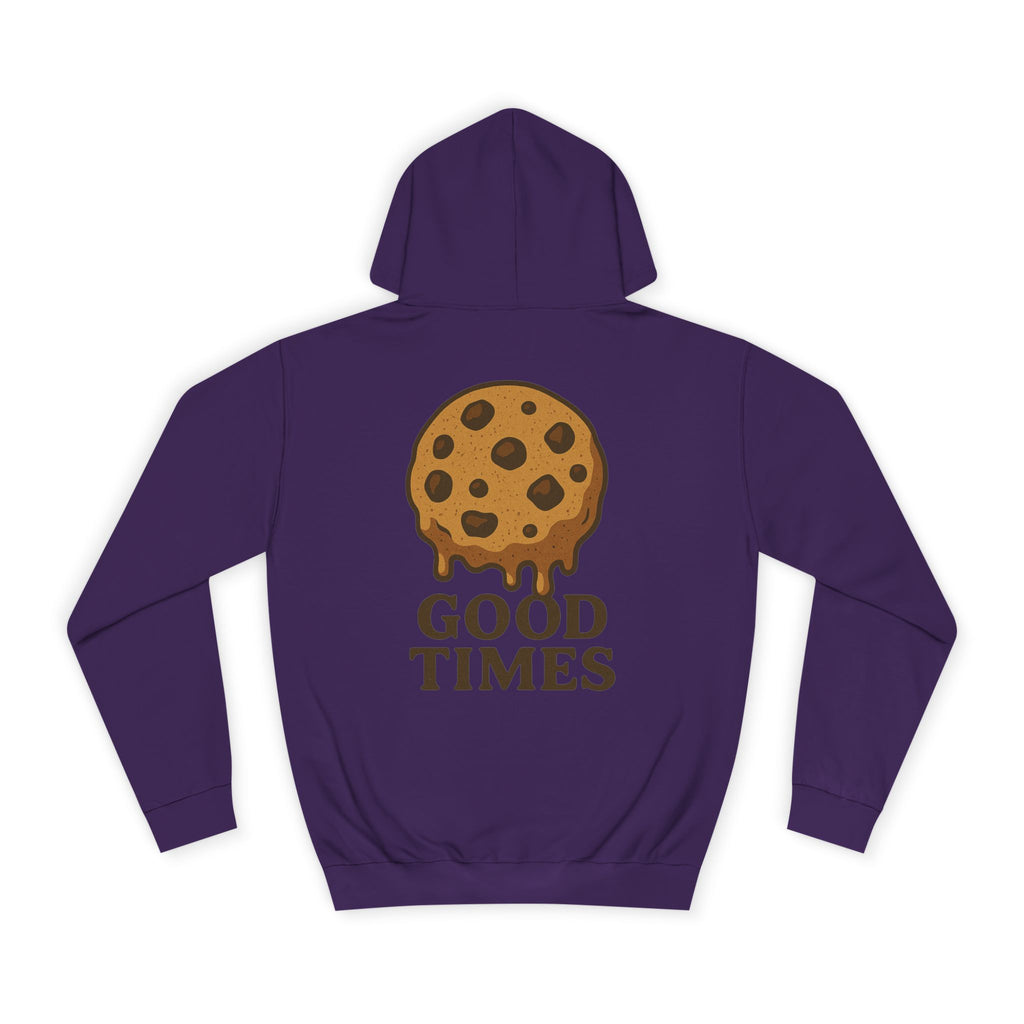 Cookie Graphic Hoodie — "Good Times" Chocolate Chip Sweatshirt