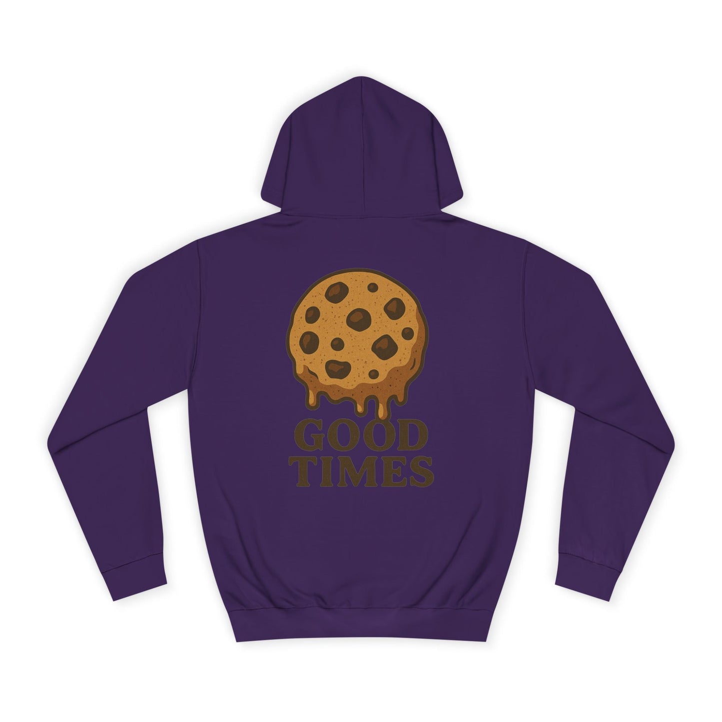 Unisex Cookie “Good Times” Hoodie – Chocolate Chip Graphic Sweatshirt Printify