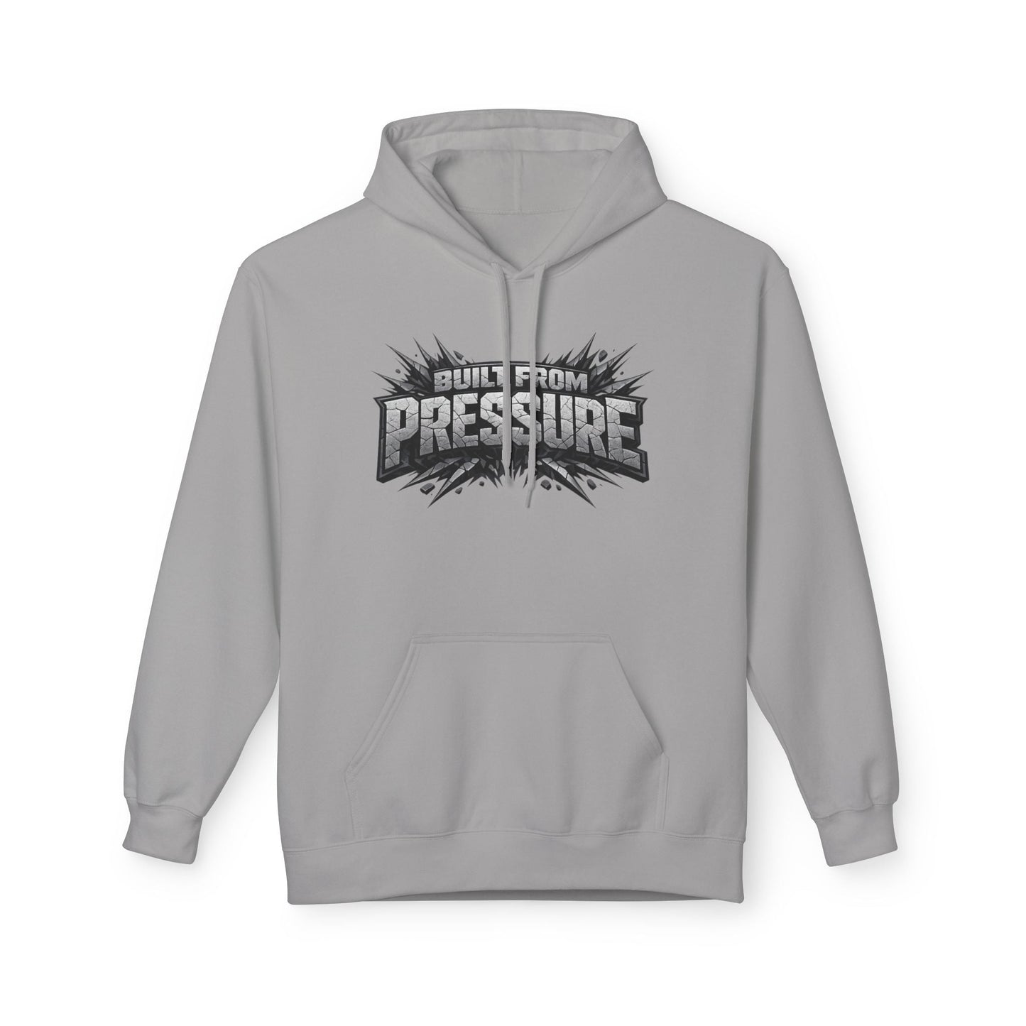Build From Pressure Hoodie — Motivational Graphic Pullover Printify