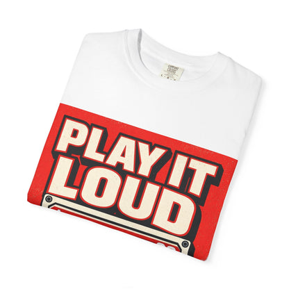 Play It Loud Retro Cassette T-Shirt Printify