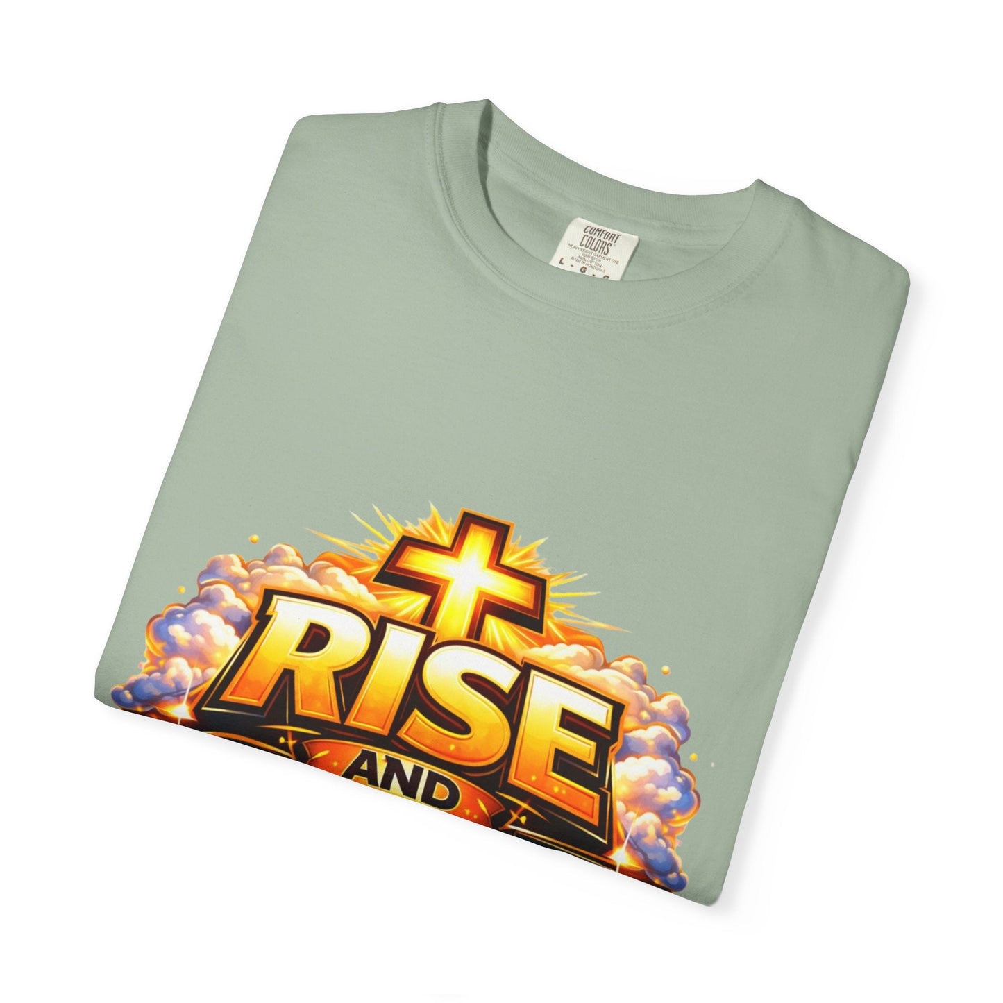 Rise and Shine Christian T-Shirt for Men – Inspirational Graphic Tee Printify