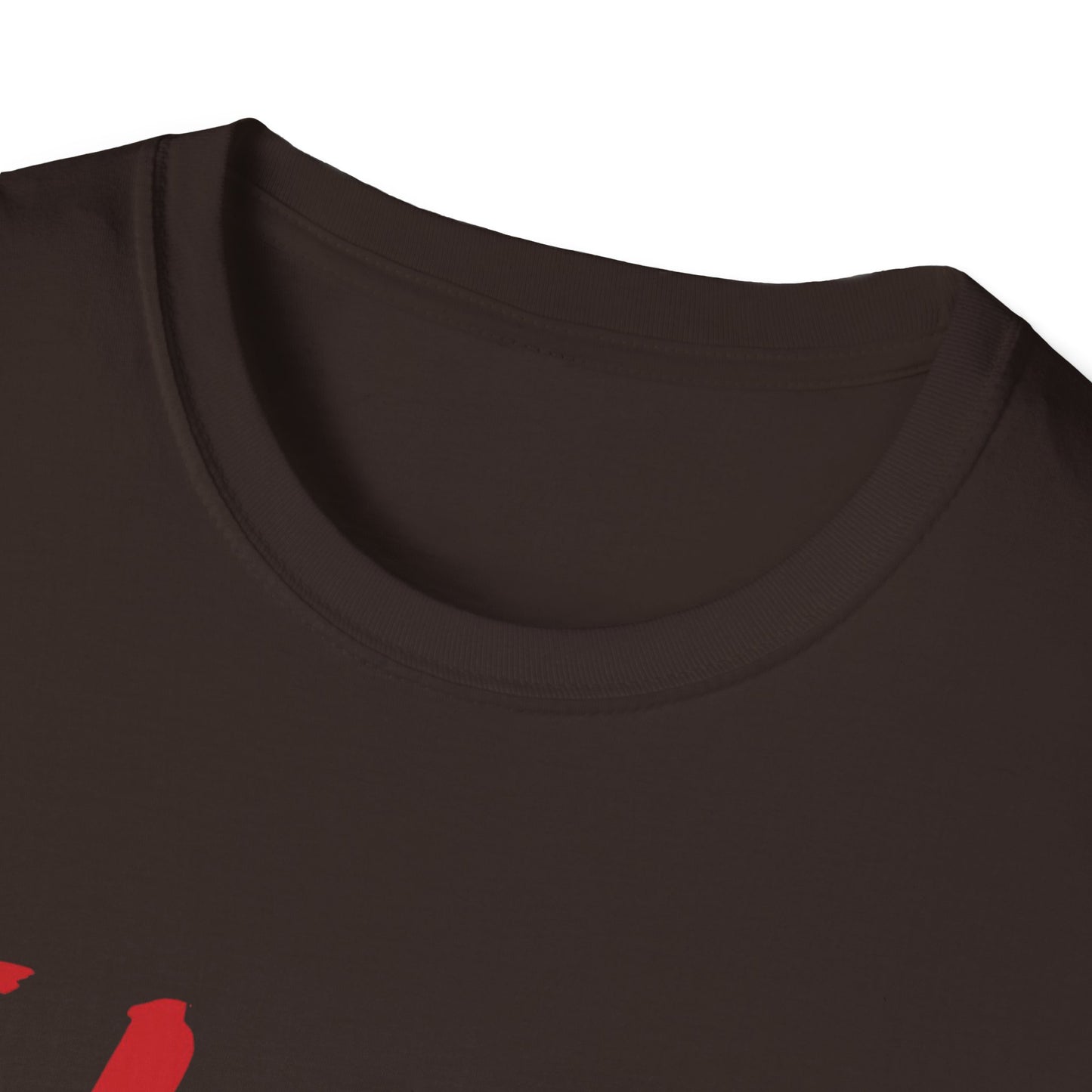 Less Is More T-Shirt — Minimalist Red Brush Script Graphic Tee