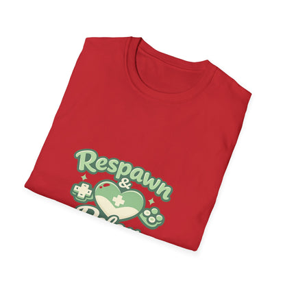 Respawn & Relax T-Shirt — Gamer Retro Controller Graphic Tee