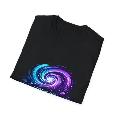 Lost in the Multiverse T-Shirt — Galaxy Vortex Graphic Tee Printify
