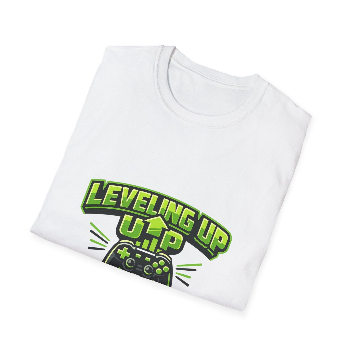 Leveling Up Daily Gamer T-Shirt Printify