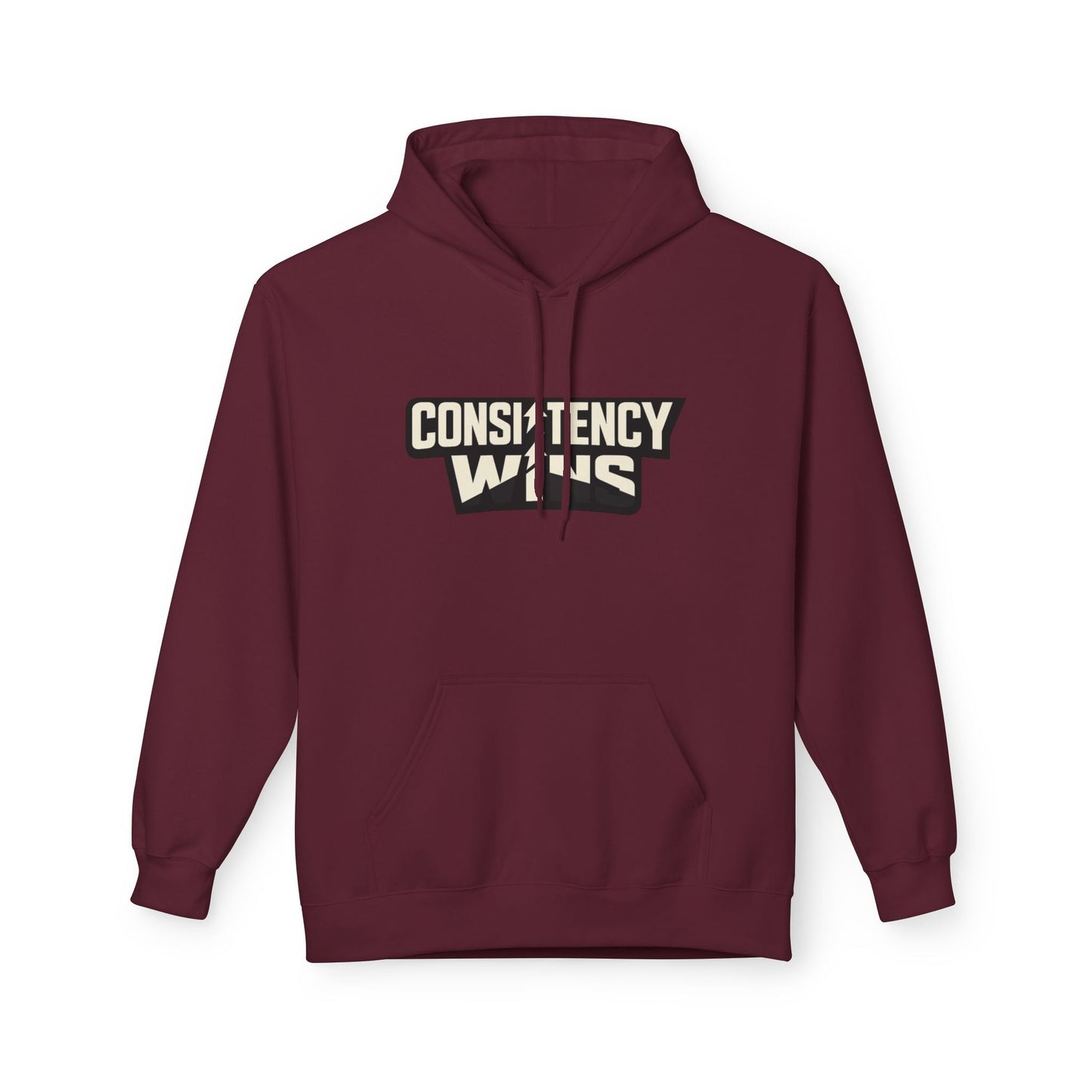 Consistency Wins Hoodie — Motivational Graphic Pullover Printify