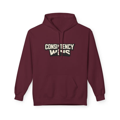 Consistency Wins Hoodie — Motivational Graphic Pullover Printify