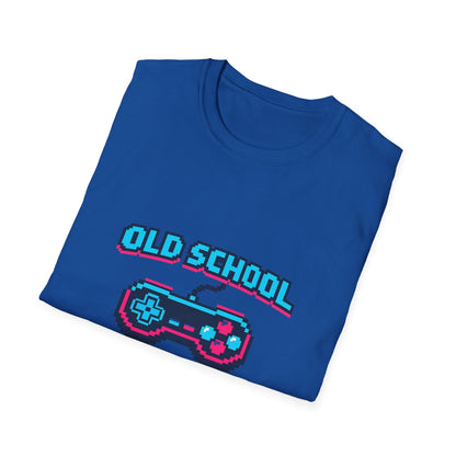 Old School Gamer T-Shirt — Retro Video Game Controller Tee Printify
