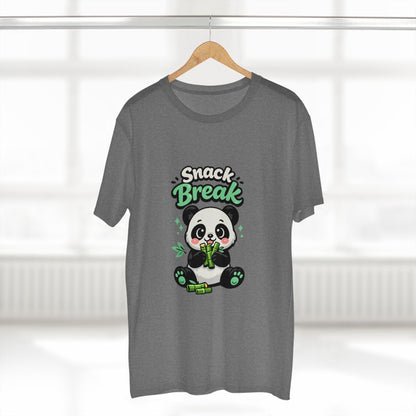 Snack Break Panda T-Shirt — Cute Panda Eating Bamboo Graphic Tee Printify