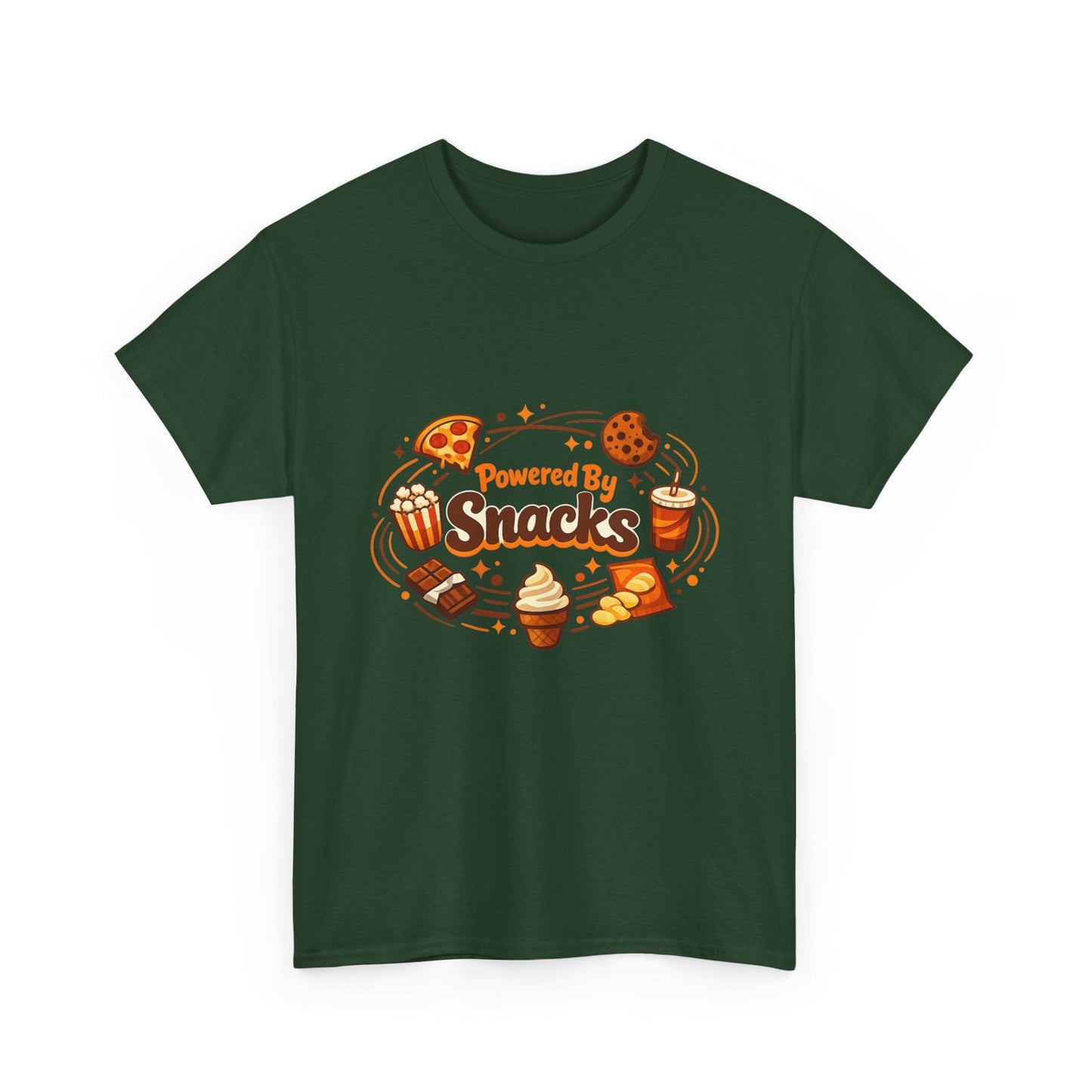 Powered By Snacks T-Shirt Printify