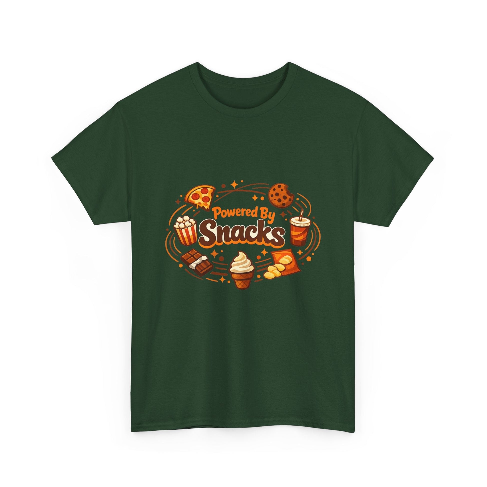 Powered By Snacks T-Shirt Printify