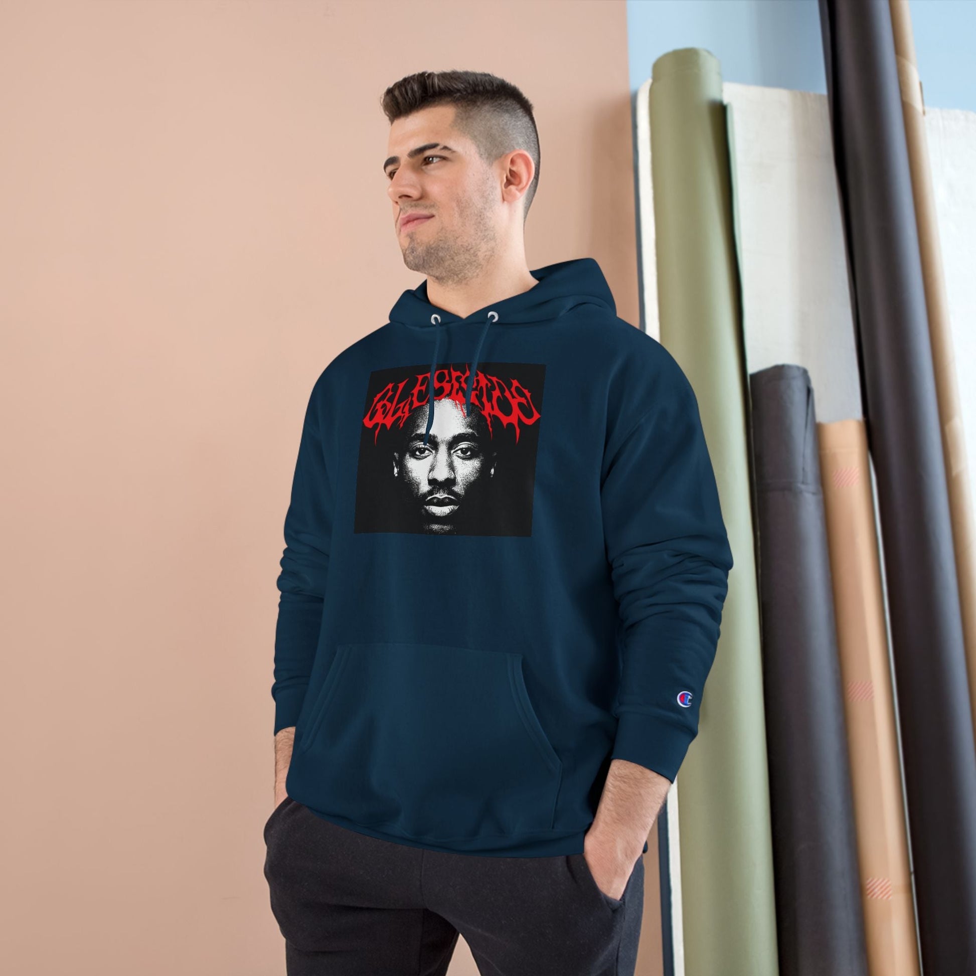 'Victorious' Graphic Hoodie - Champion Style Printify