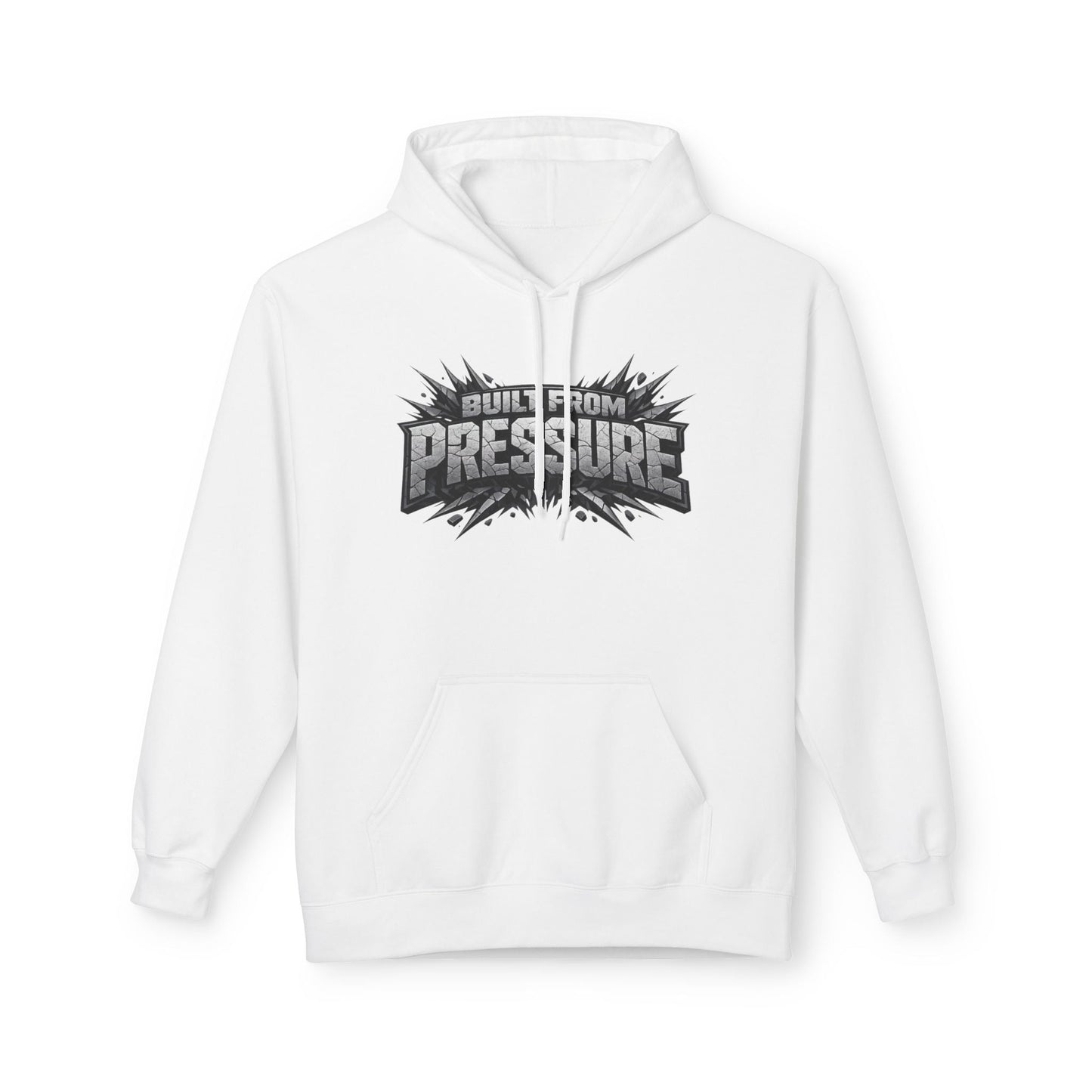 Build From Pressure Hoodie — Motivational Graphic Pullover Printify