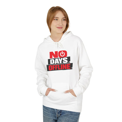 No Days Offline Hoodie — Gamer / Streamer Graphic Pullover Printify