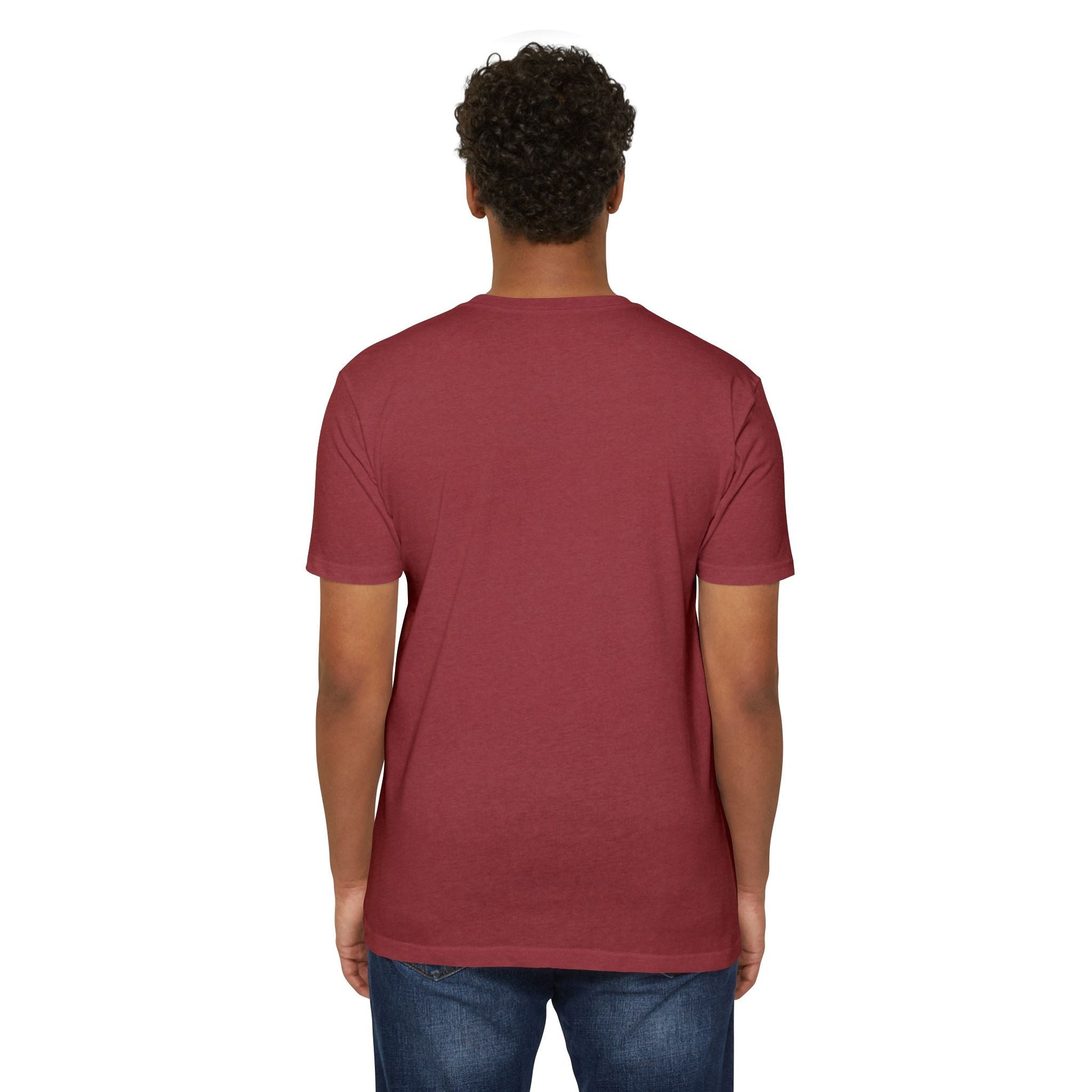 Creator Graphic T-Shirt for Men – Bold Red Box Logo Tee for Content Creators Printify