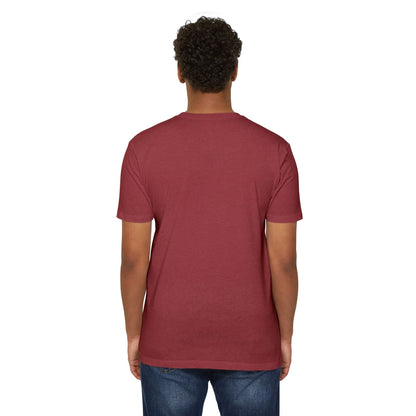 Creator Graphic T-Shirt for Men – Bold Red Box Logo Tee for Content Creators Printify