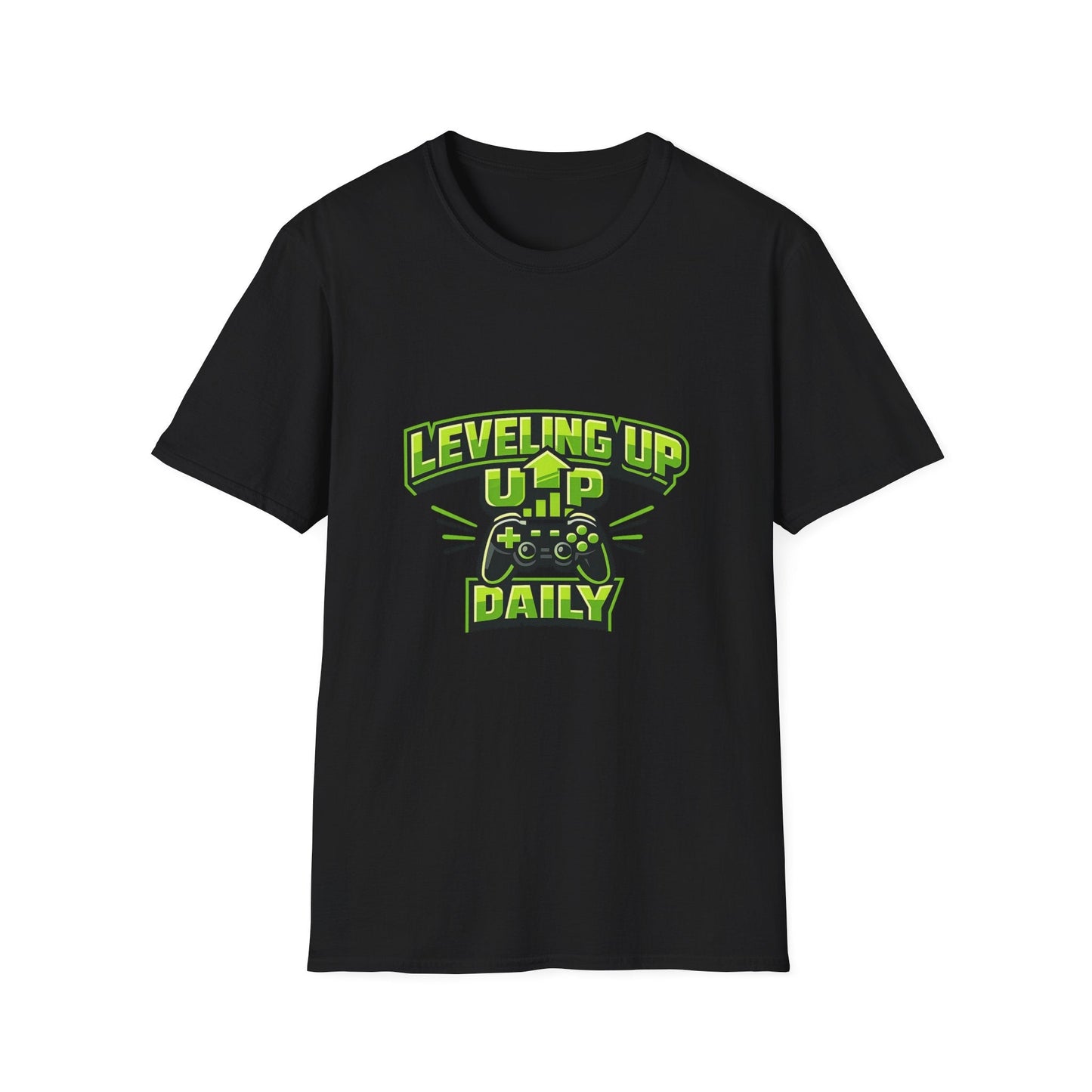Leveling Up Daily Gamer T-Shirt Printify