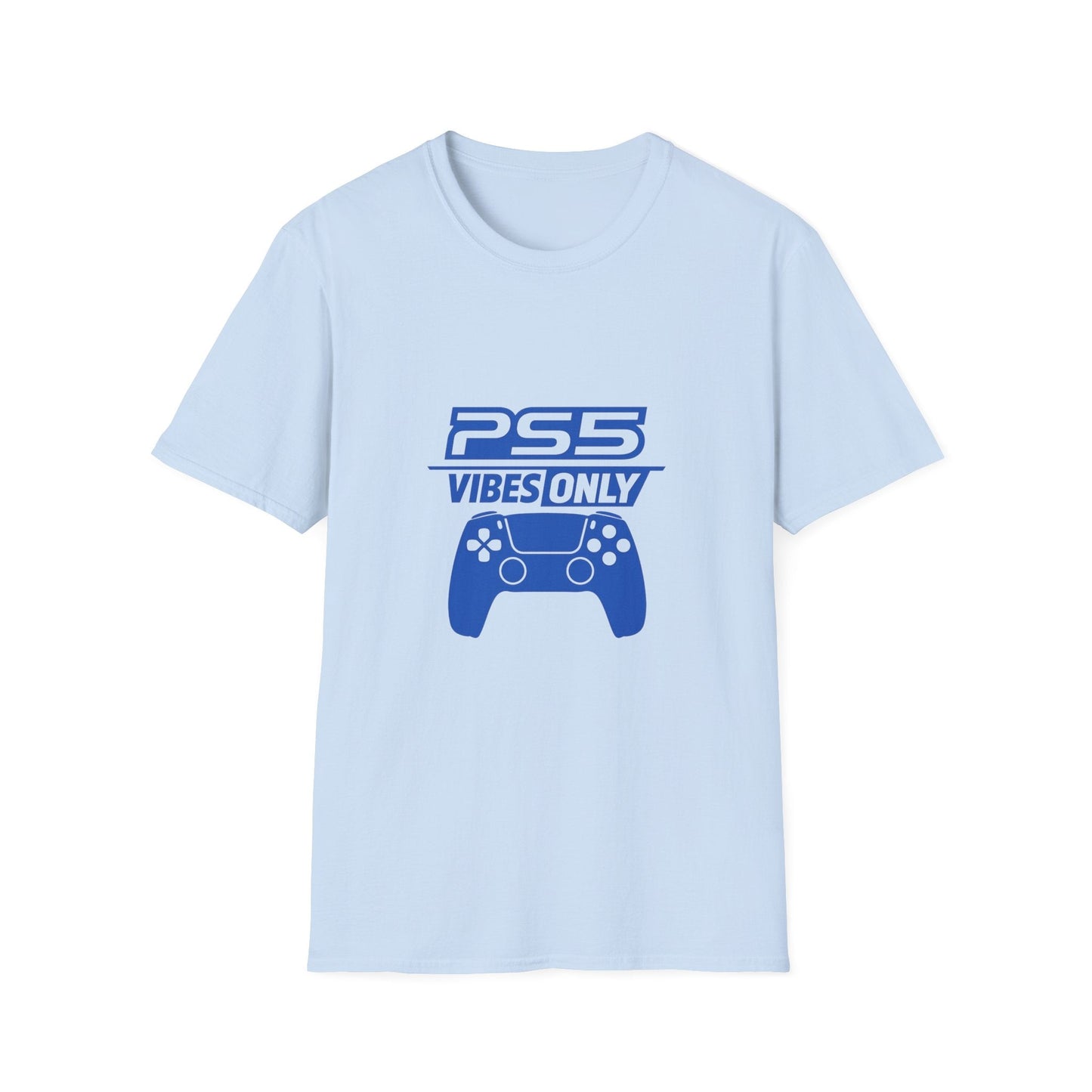 PS5 Vibes Only T-Shirt — Gamer Controller Graphic Tee Printify