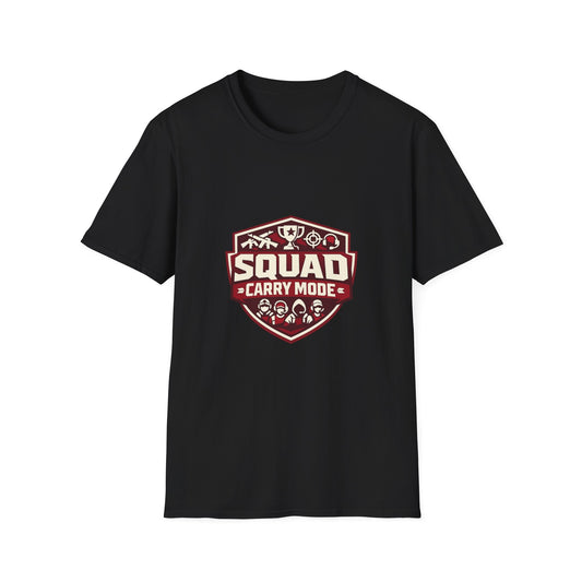 Squad Carry Mode T-Shirt — Gamer Team Logo Tee