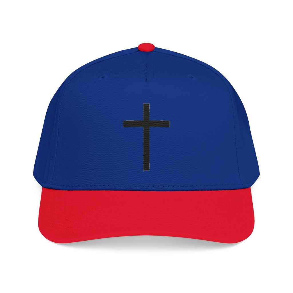 Christian Cross Baseball Cap — Minimal Embroidered Faith Hat
