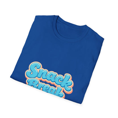 Snack Break T-Shirt — Retro Bubble Letter Graphic Tee