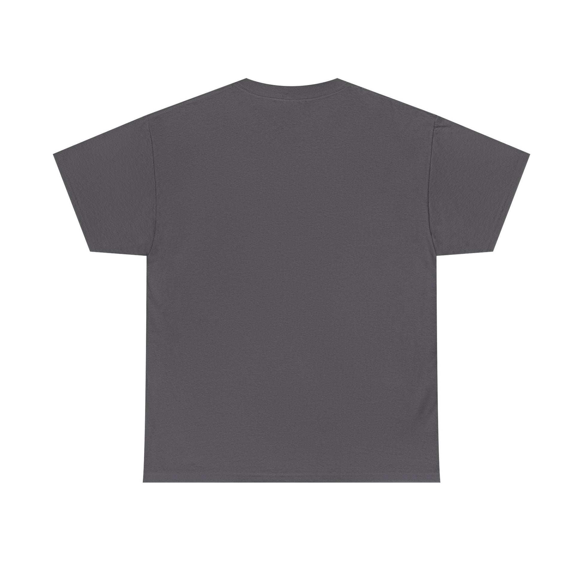 Minimal Circle Split Tee — Modern Graphic White T‑Shirt Printify