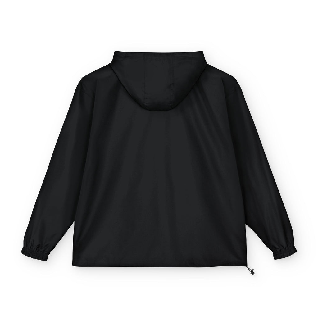 Packable Anorak Jacket – Lightweight Hooded Windbreaker with Small Chest Graphic