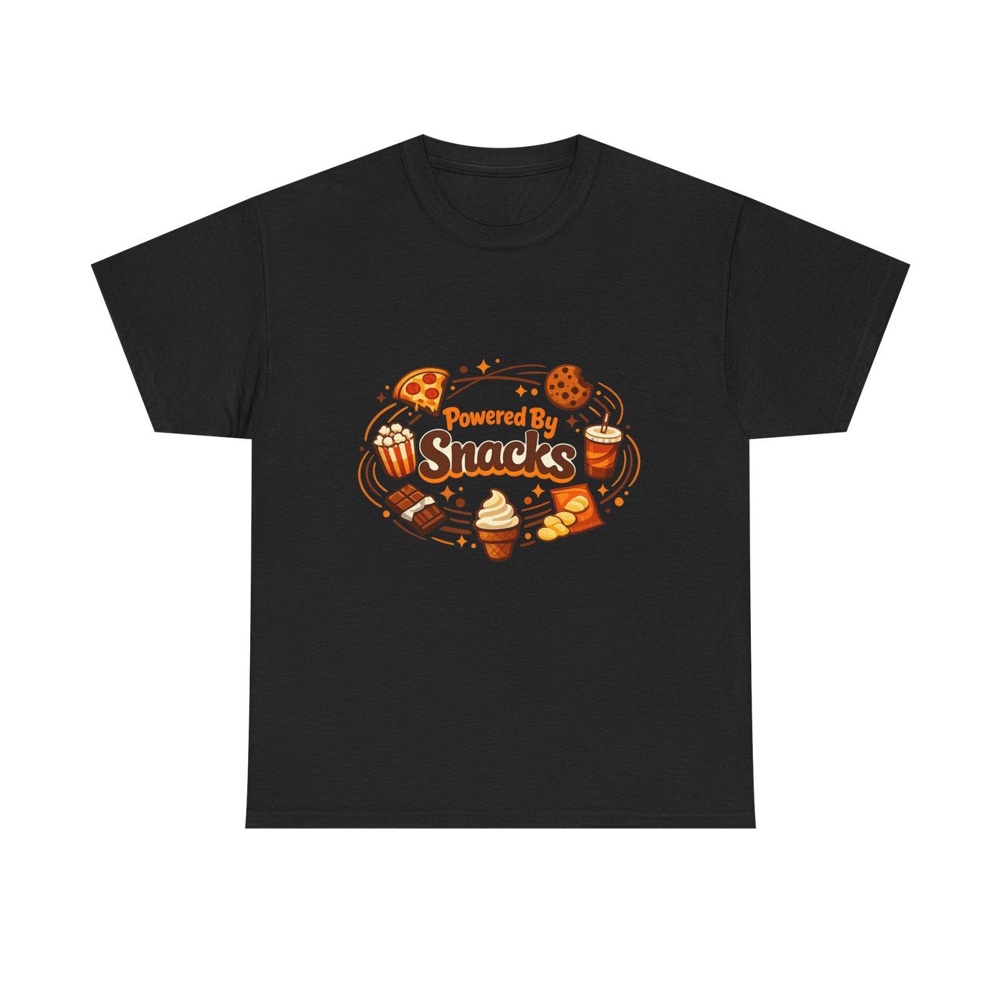 Powered By Snacks T-Shirt Printify