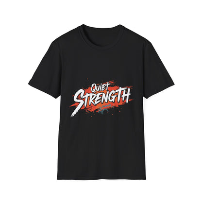 Quiet Strength Graphic T-Shirt — Motivational Fitness Tee