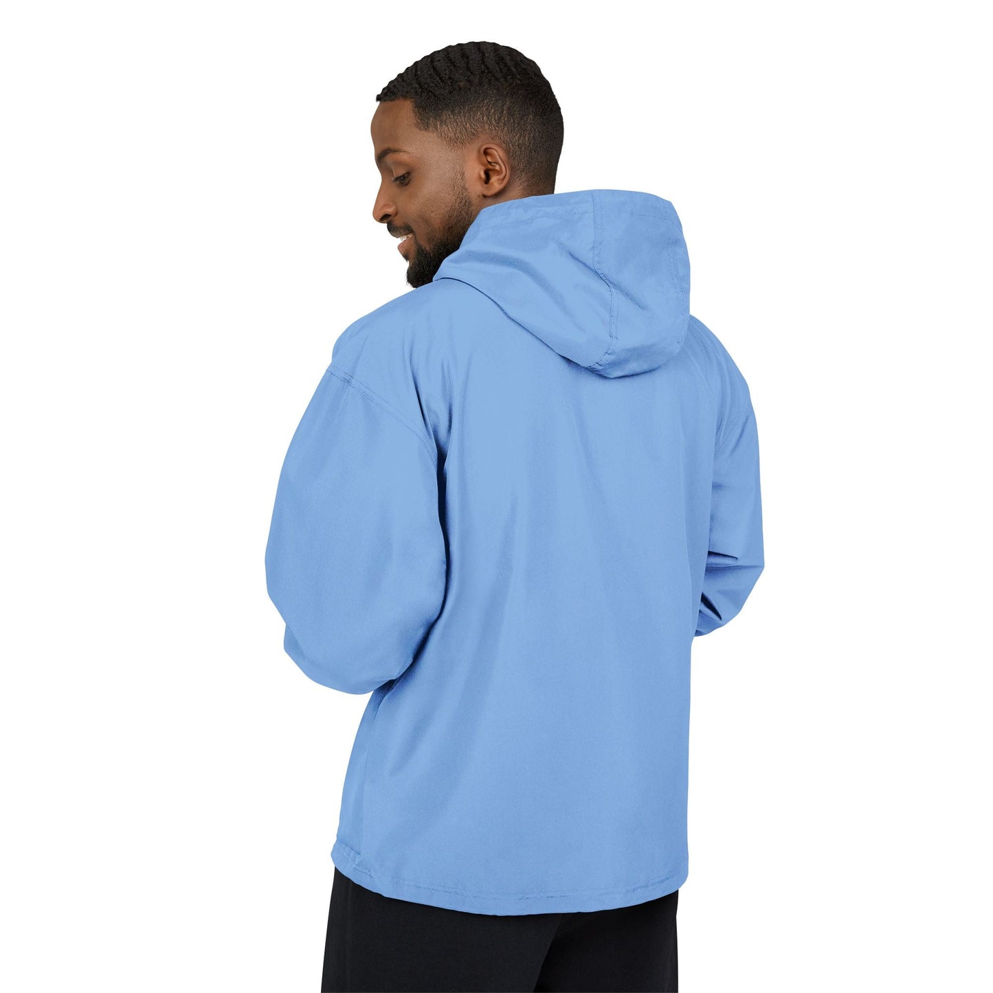 Packable Anorak Jacket – Unisex Lightweight Hooded Windbreaker with Chest Graphic Printify