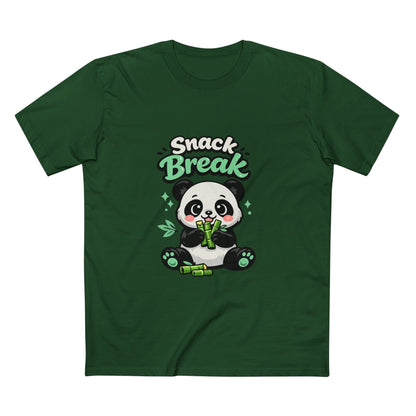 Snack Break Panda T-Shirt — Cute Panda Eating Bamboo Graphic Tee Printify