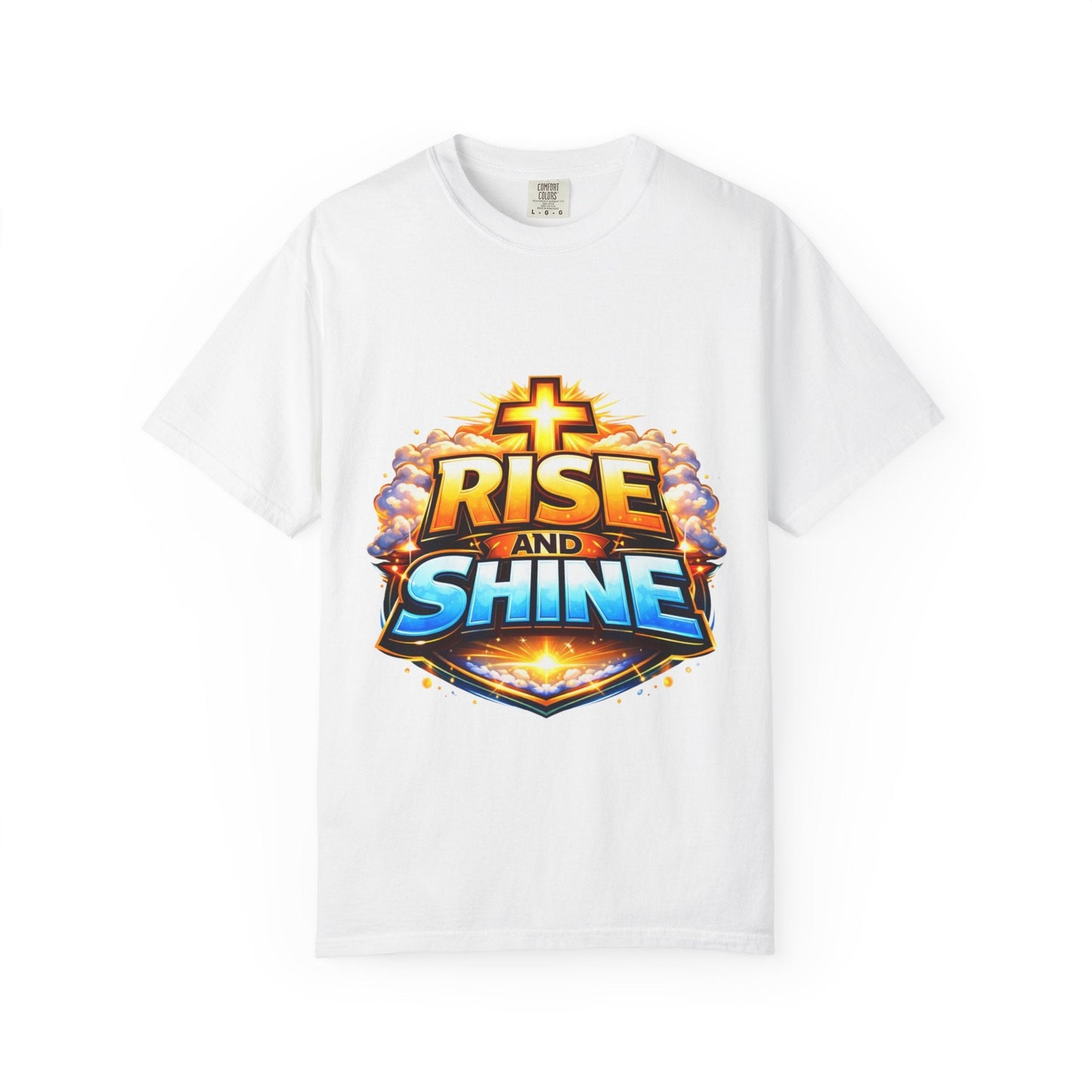 Rise and Shine Christian T-Shirt for Men – Inspirational Graphic Tee Printify
