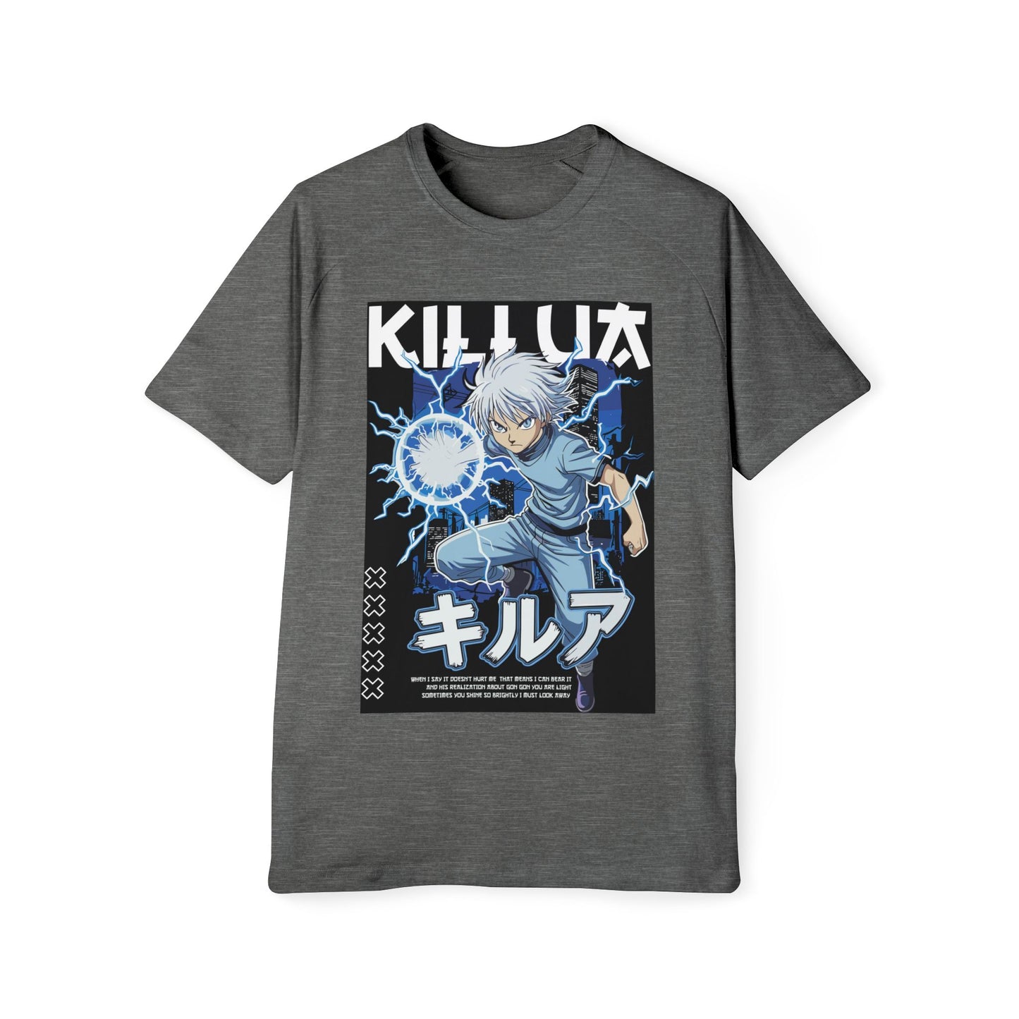 Killua Anime T-Shirt — Lightning Attack Graphic Tee (キルア)