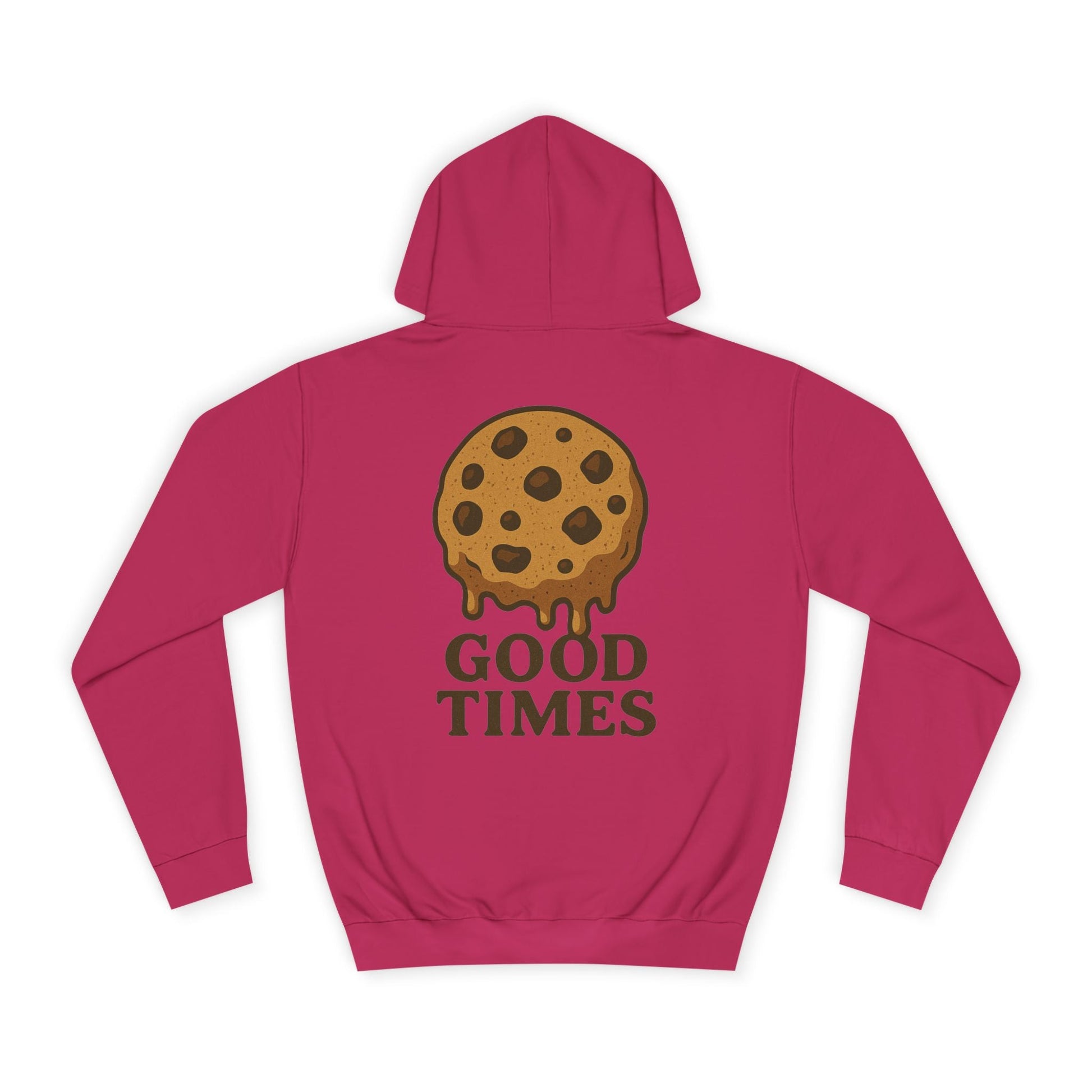 Unisex Cookie “Good Times” Hoodie – Chocolate Chip Graphic Sweatshirt Printify