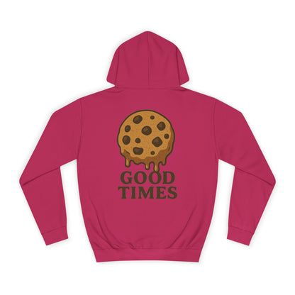 Unisex Cookie “Good Times” Hoodie – Chocolate Chip Graphic Sweatshirt Printify