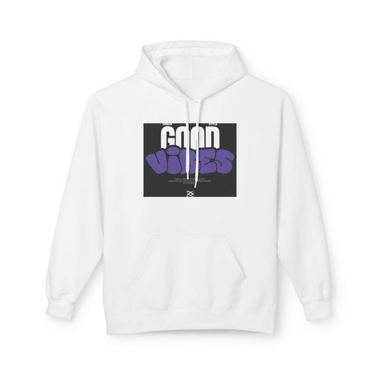 Good Vibes Hoodie — Retro Graffiti Streetwear Pullover Printify