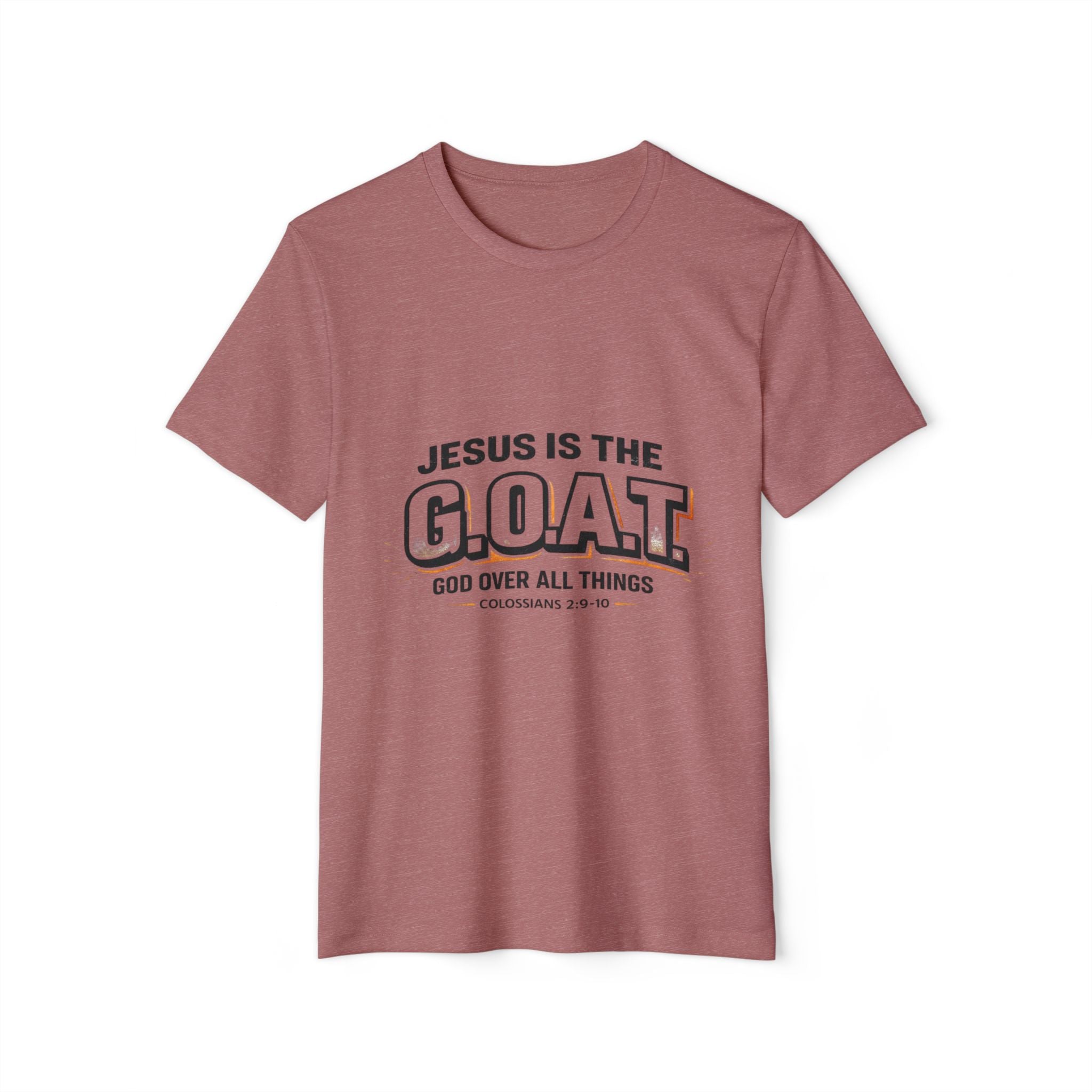 Jesus Is the G.O.A.T. T-Shirt — Faith-Based Christian Graphic Tee