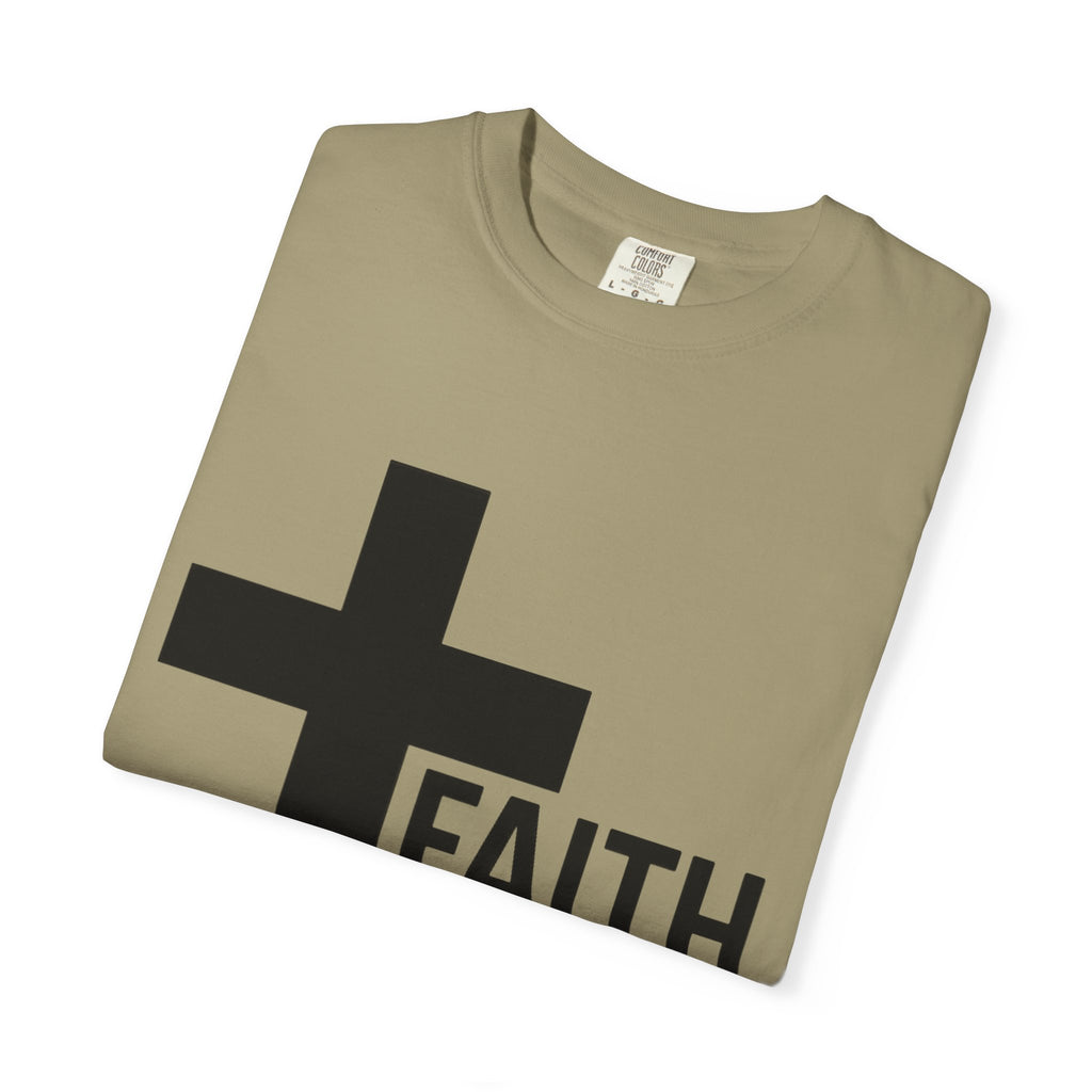 Faith Over Fear T-Shirt — Christian Cross Inspirational Tee
