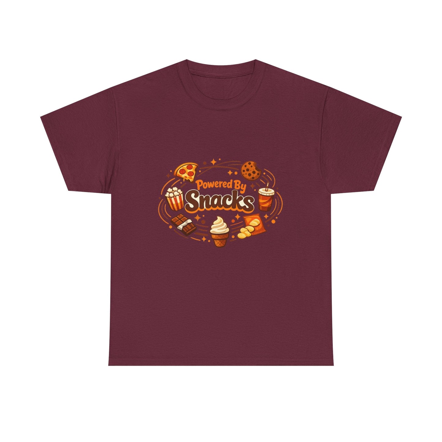 Powered By Snacks T-Shirt Printify