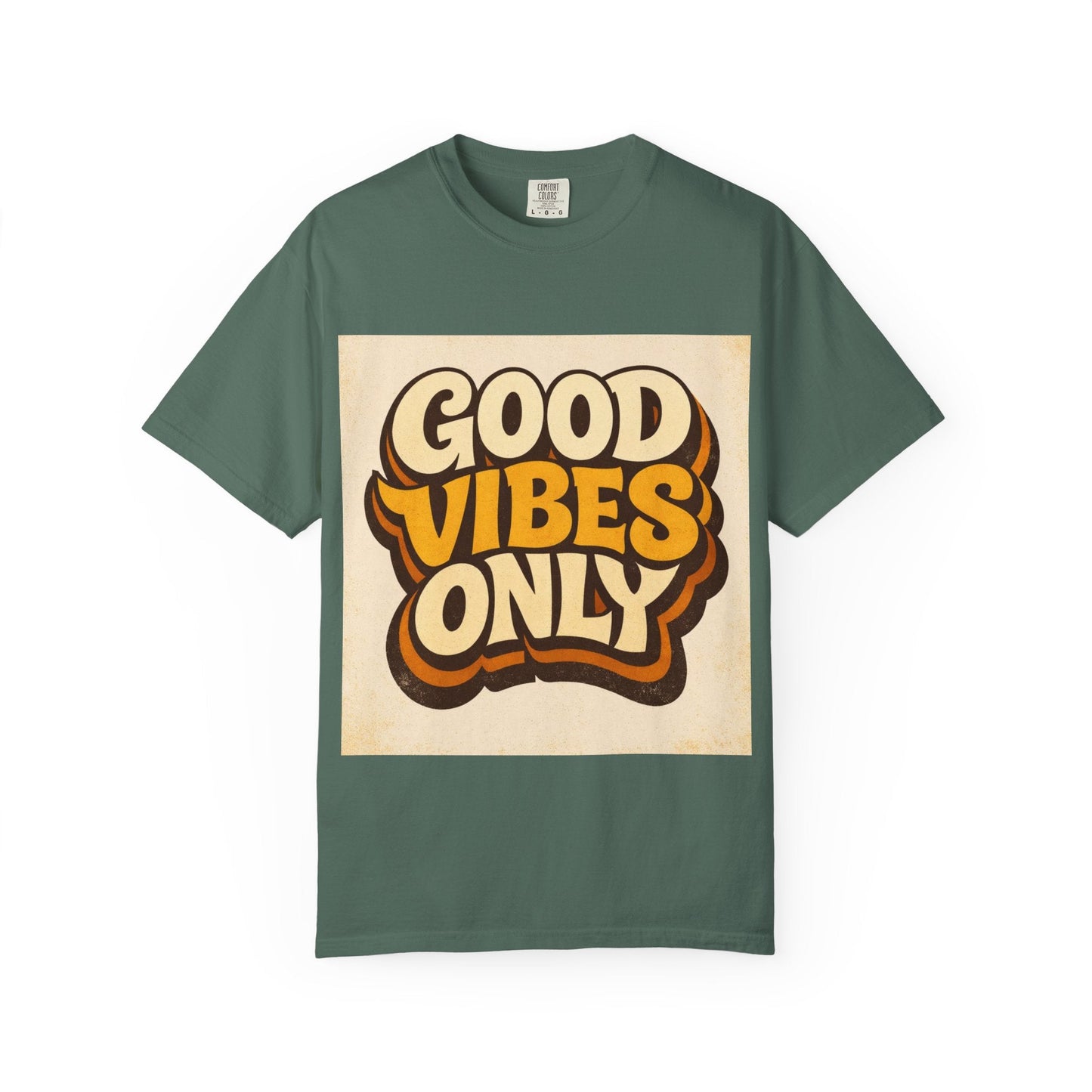 Good Vibes Only T-Shirt — Retro 70s Graphic Tee Printify