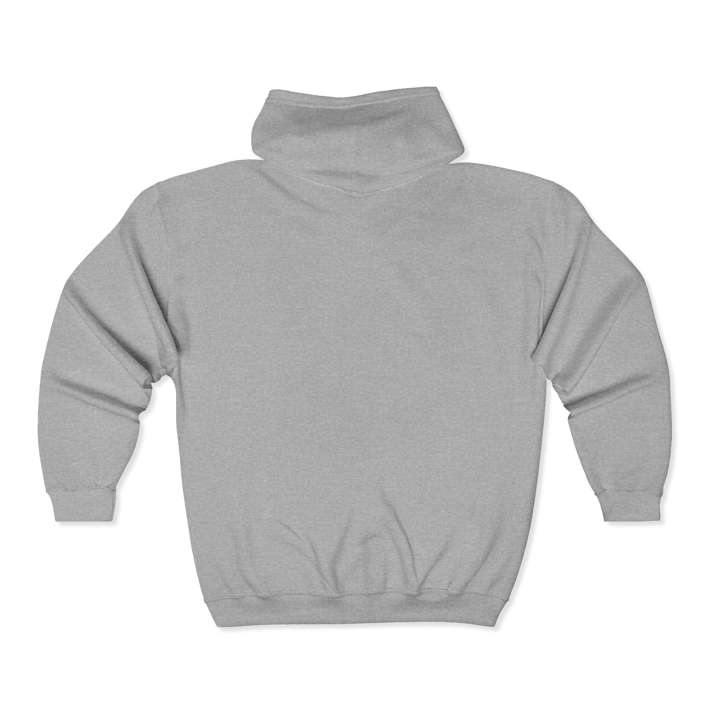 Star Skater Zip Hoodie — Retro Skateboarder Graphic Full-Zip Sweatshirt Printify