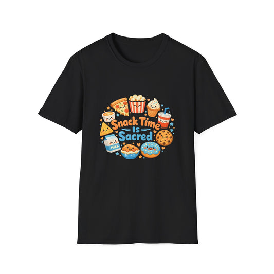 Snack Time Is Sacred T-Shirt — Cute Kawaii Snack Graphic Tee