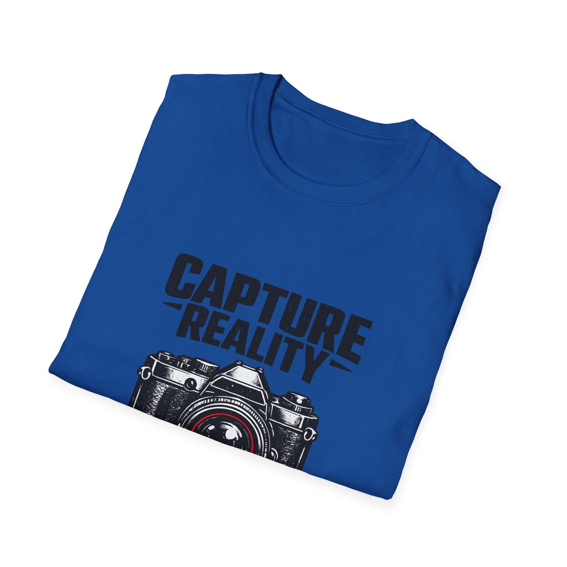 Photography T-Shirt — "Capture Reality" Camera Tee (No Filter Needed) Printify