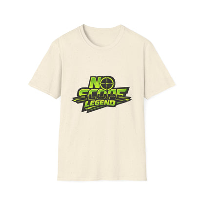 No Scope Legend T-Shirt — Gamer/Streamer Aim Training Tee Printify