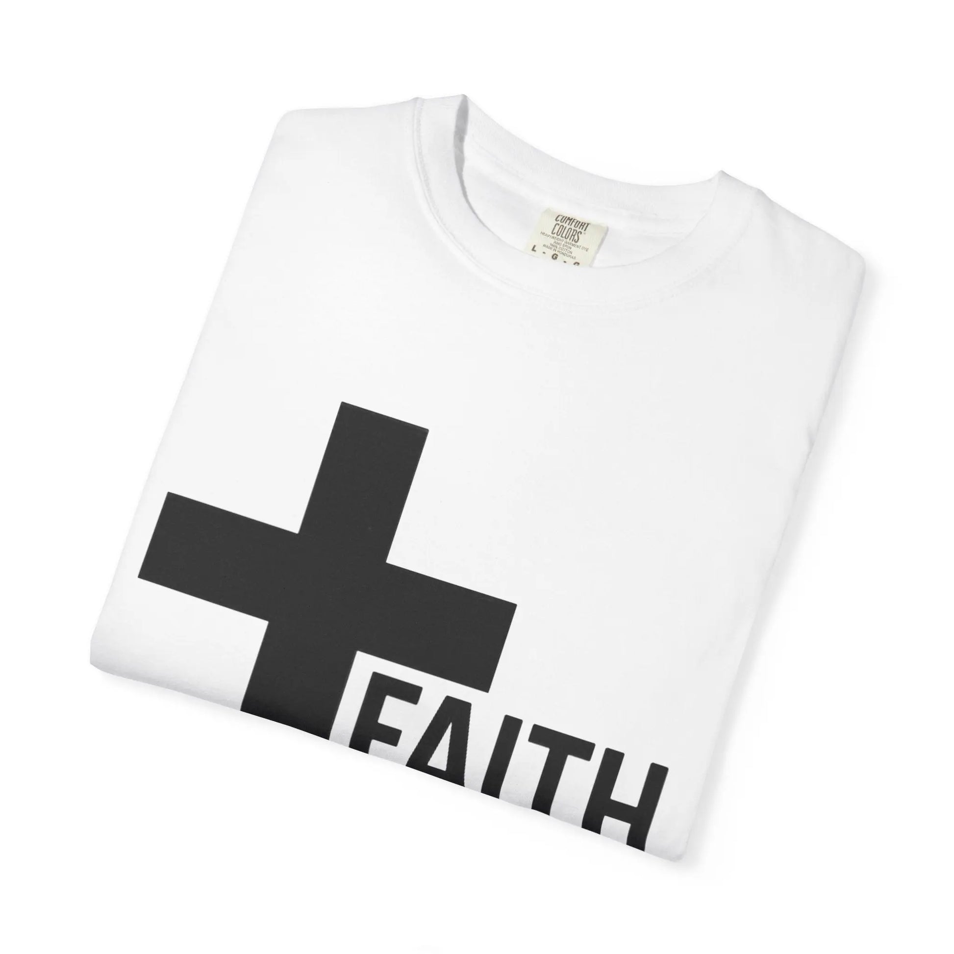 Faith Over Fear T-Shirt — Christian Cross Inspirational Tee Printify
